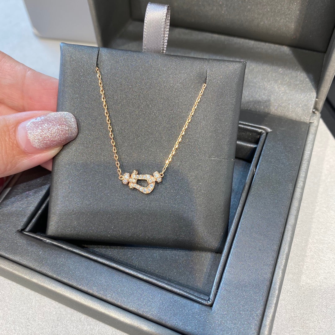 [Love's Uplift]FORCE 10 DIAMOND PINK GOLD NECKLACE MINI MODEL