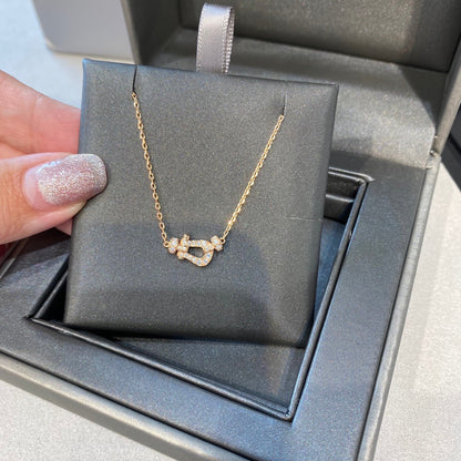 [Love's Uplift]FORCE 10 DIAMOND PINK GOLD NECKLACE MINI MODEL