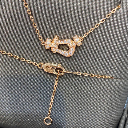 [Love's Uplift]FORCE 10 DIAMOND PINK GOLD NECKLACE MINI MODEL