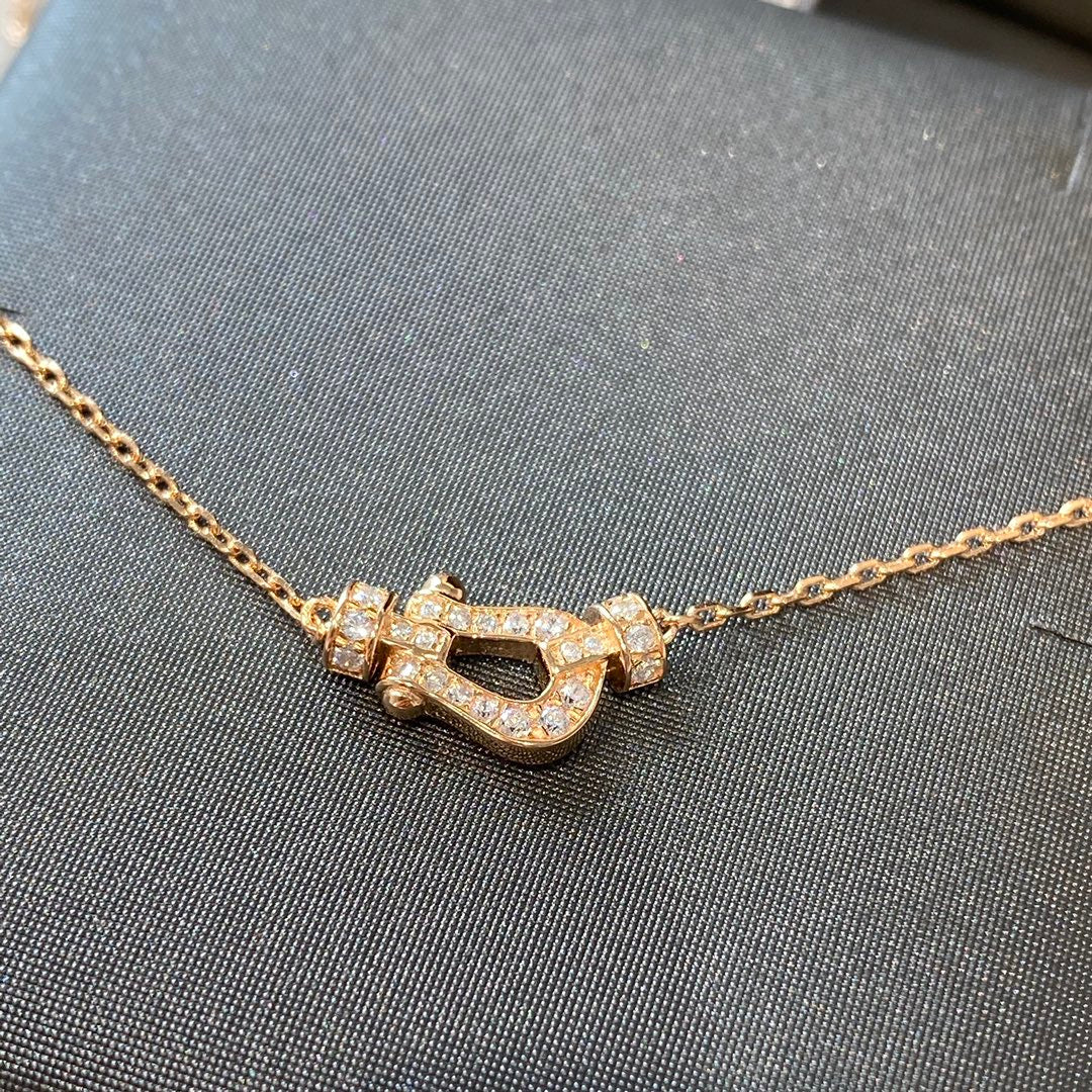 [Love's Uplift]FORCE 10 DIAMOND PINK GOLD NECKLACE MINI MODEL