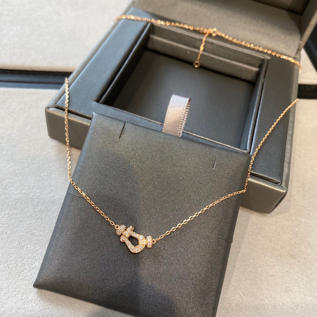 [Love's Uplift]FORCE 10 DIAMOND PINK GOLD NECKLACE MINI MODEL