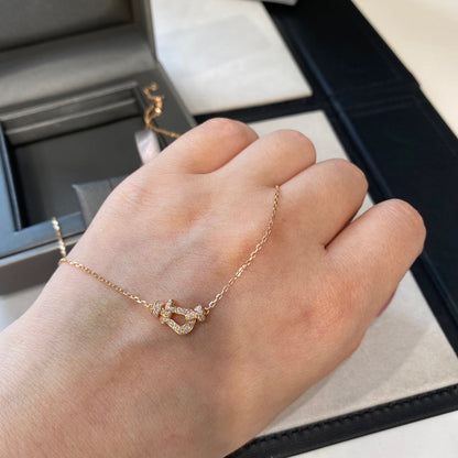 [Love's Uplift]FORCE 10 DIAMOND PINK GOLD NECKLACE MINI MODEL