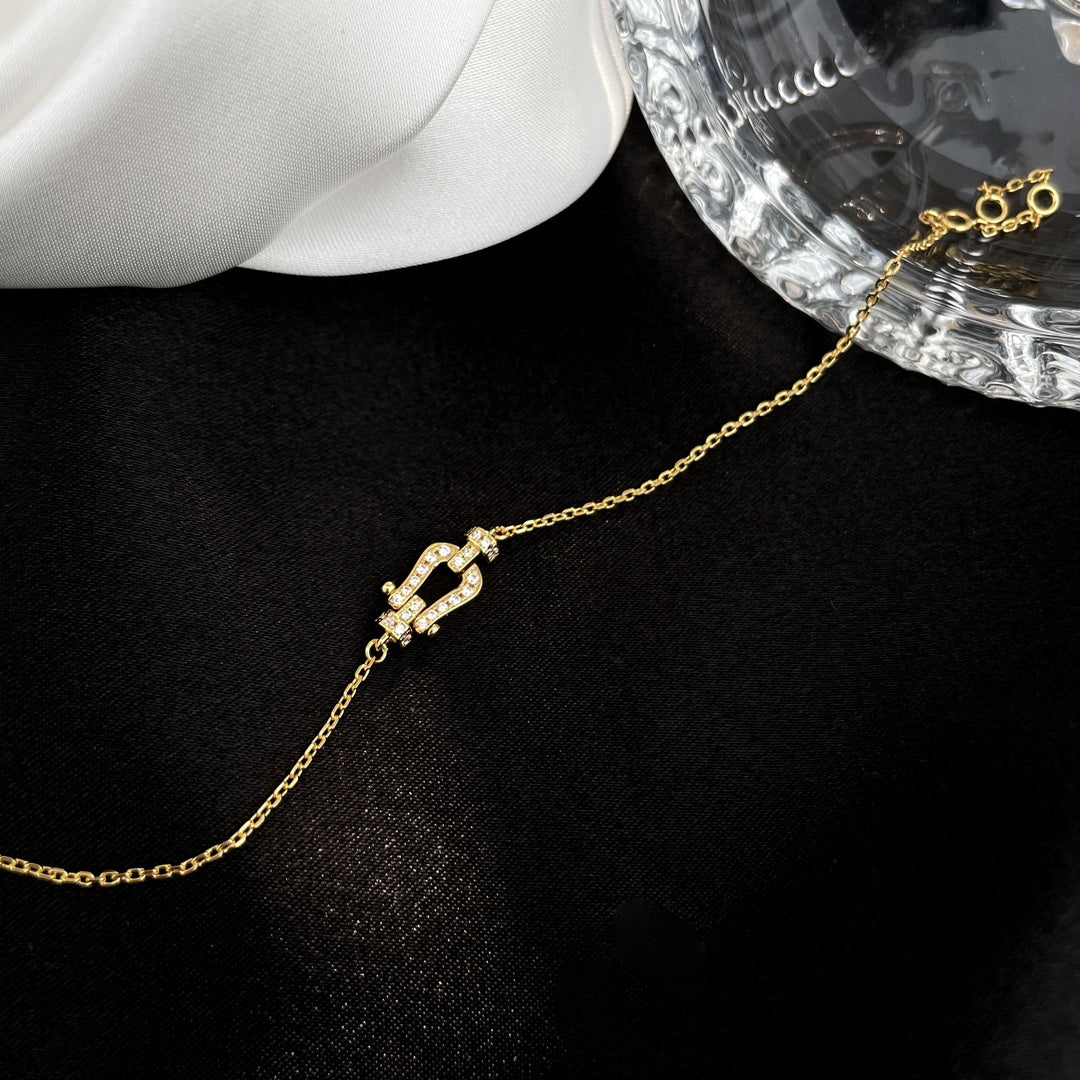 [Love's Uplift]FORCE 10 FULL DIAMOND BUCKLE CHAIN LINK MINI MODEL