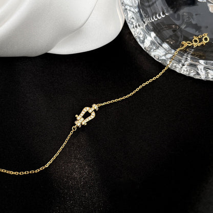 [Love's Uplift]FORCE 10 FULL DIAMOND BUCKLE CHAIN LINK MINI MODEL