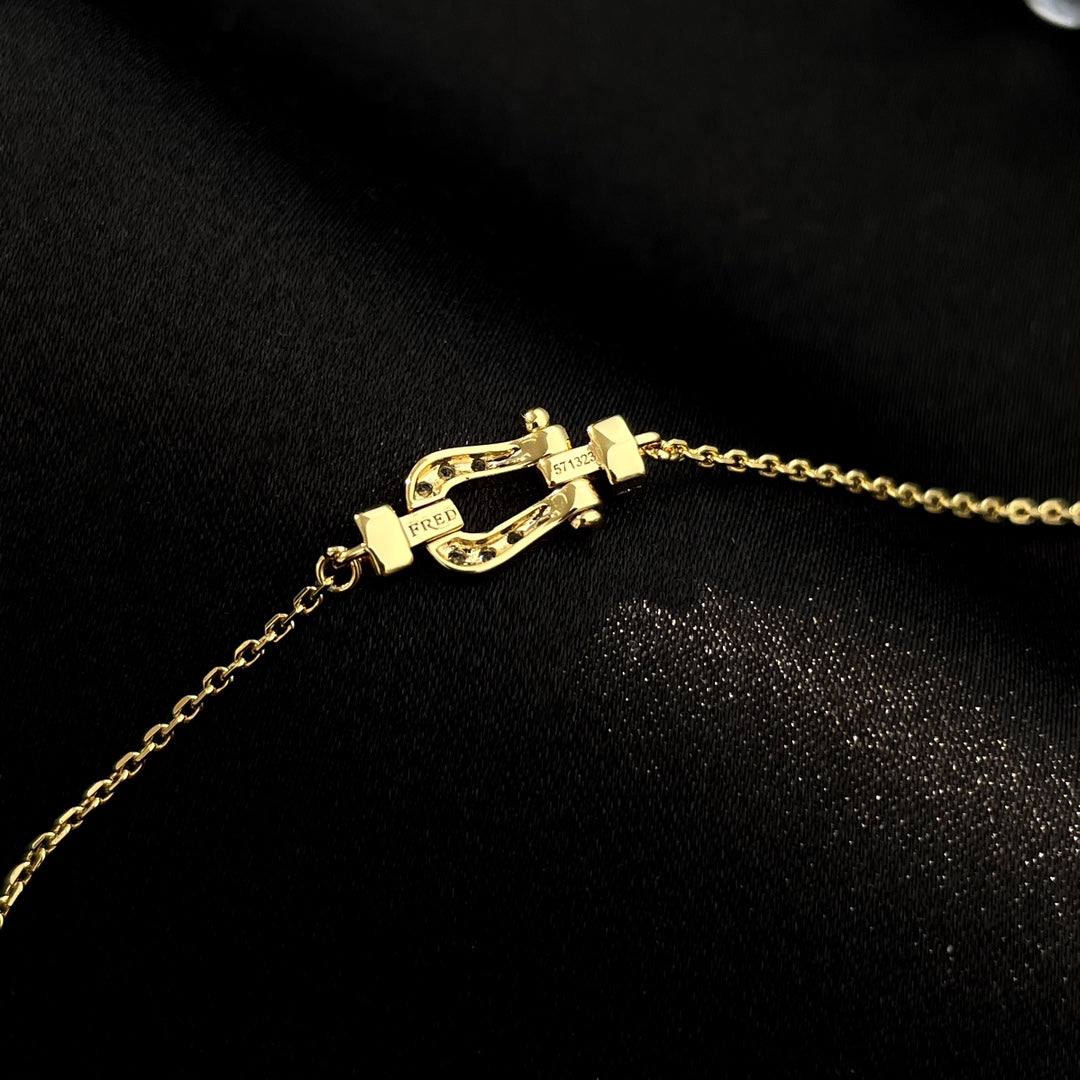 [Love's Uplift]FORCE 10 FULL DIAMOND BUCKLE CHAIN LINK MINI MODEL