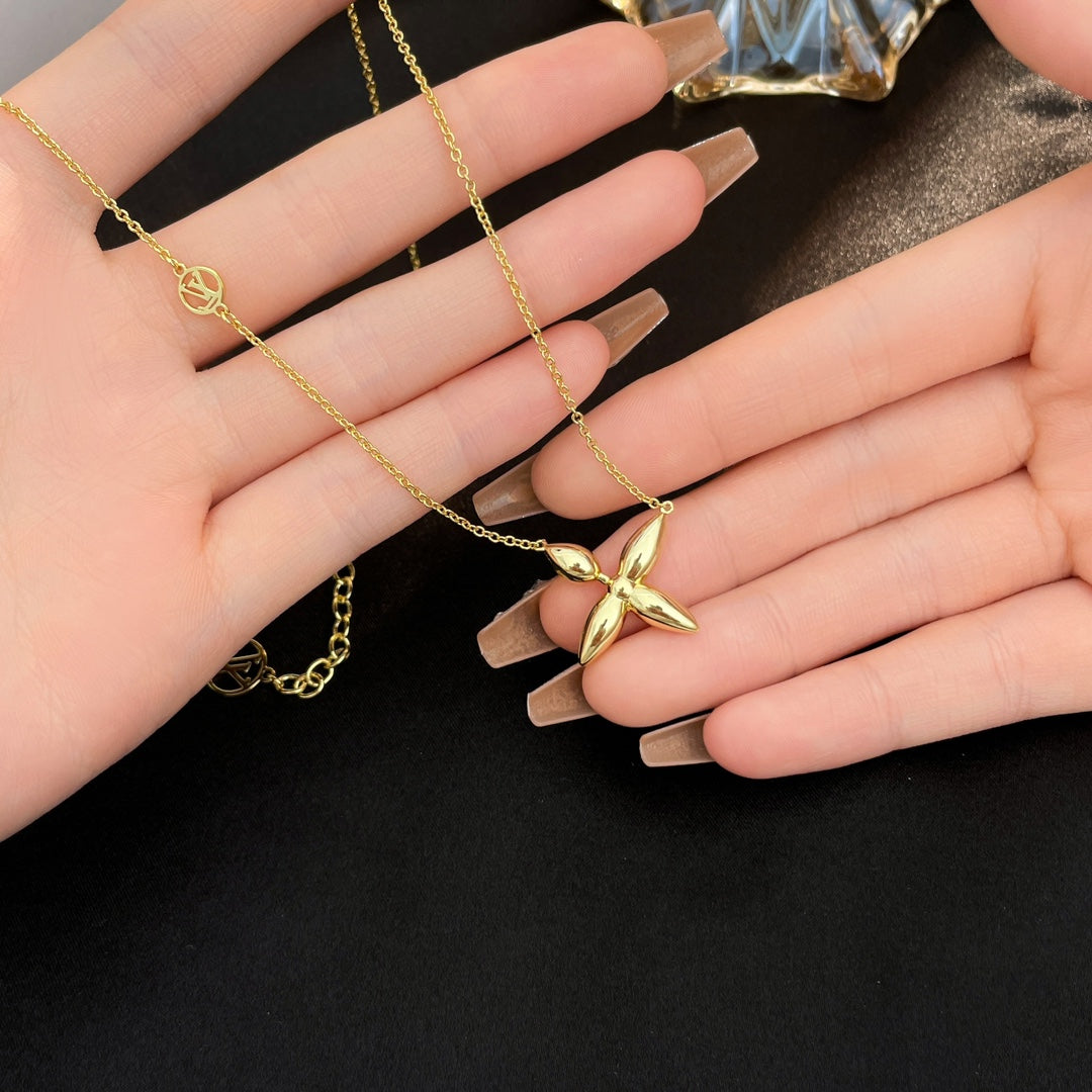 [Love's Uplift]LOUISETTE GOLD NECKLACE
