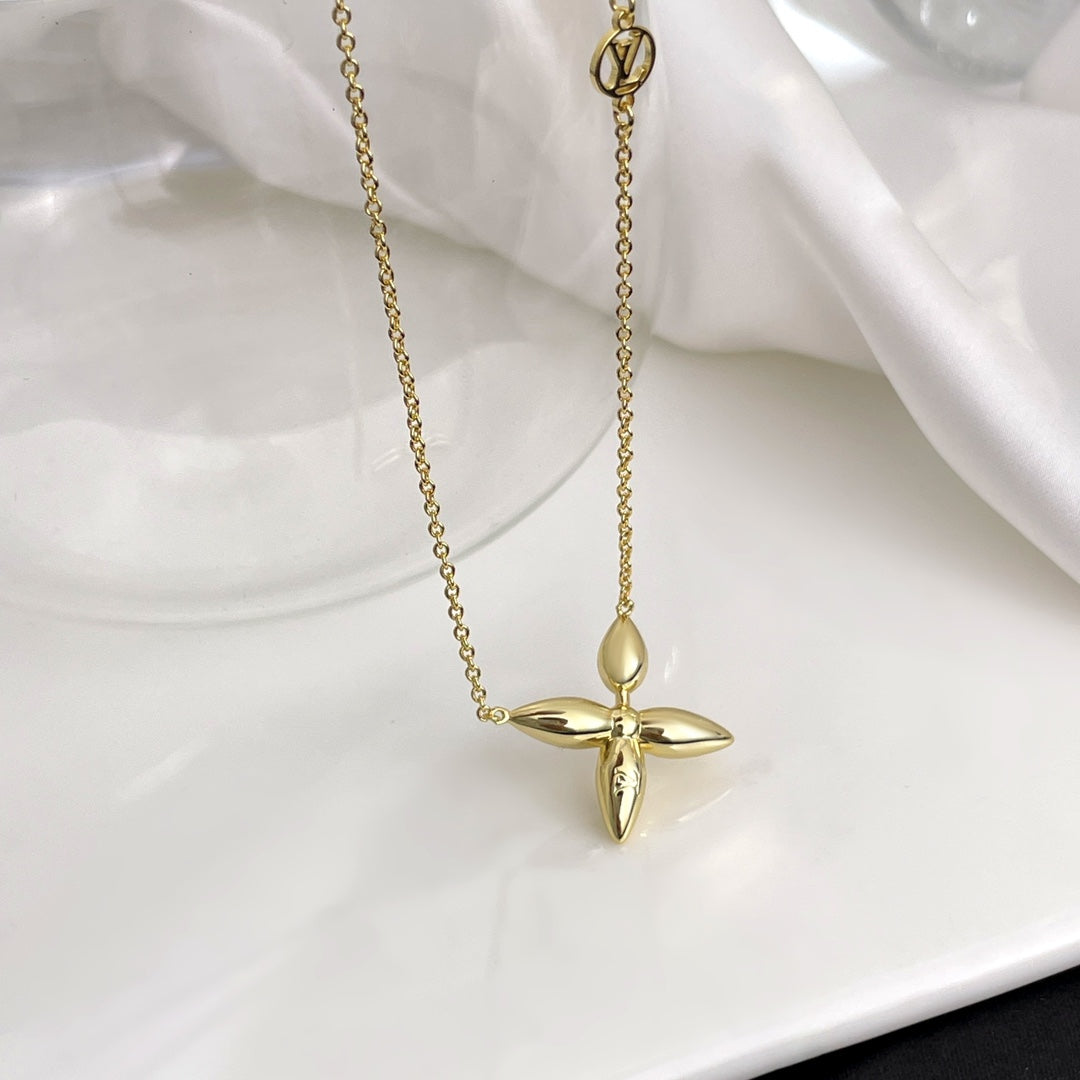 [Love's Uplift]LOUISETTE GOLD NECKLACE