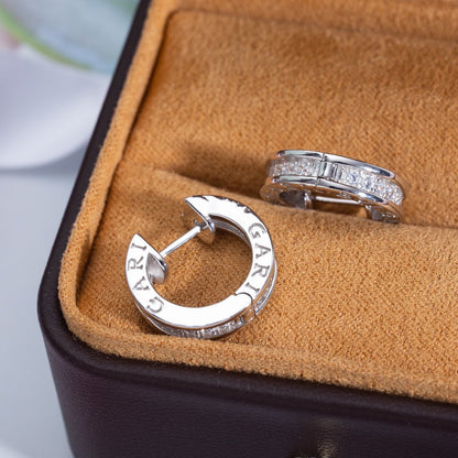 [Love's Uplift]ZERO 1 MINI SILVER DIAMOND EARRINGS
