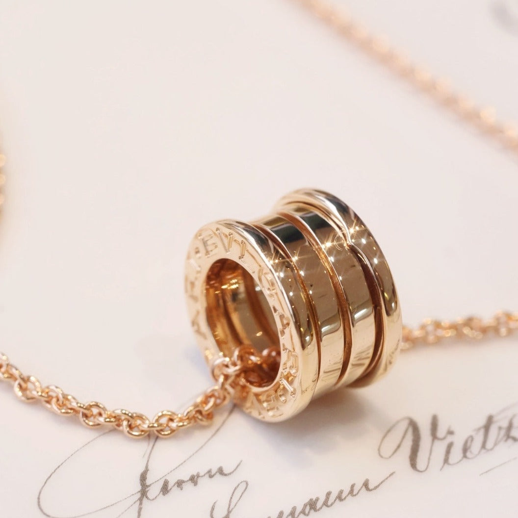 [Love's Uplift]ZERO 1 PINK GOLD NECKLACE
