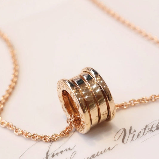 [Love's Uplift]ZERO 1 PINK GOLD NECKLACE