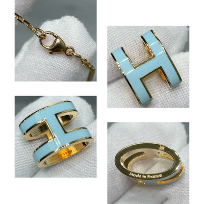 [Love's Uplift]POP H SKY BLUE NECKLACE