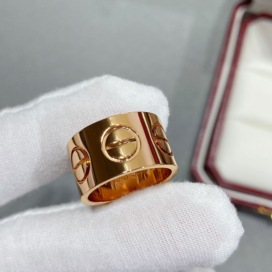 [Love's Uplift]LOVE 11MM LARGE RING