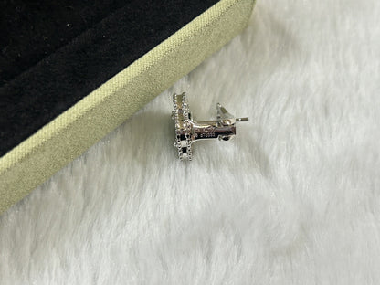 [Love's Uplift]CLOVER PIETERSITE MEDIUM STUD EARRINGS