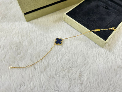 [Love's Uplift]CLOVER 1 MOTIF PIETERSITE BRACELET