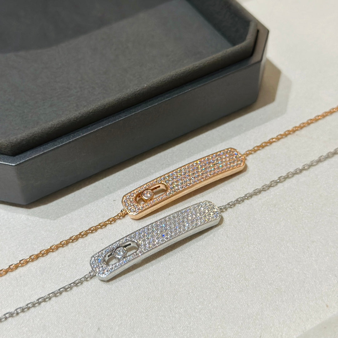 [Love's Uplift ]MOVE CLASSIQUE DIAMOND PAVED BRACELET