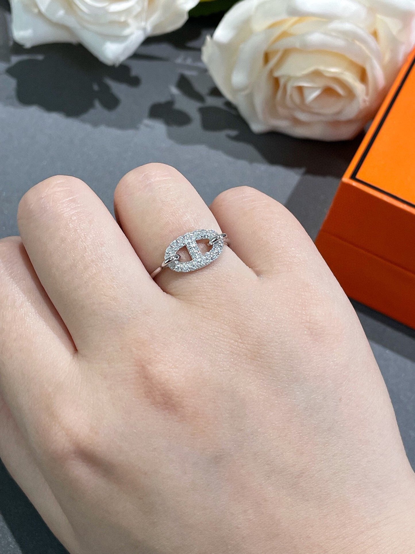 [Love's Uplift]RONDE SMALL DIAMOND RING