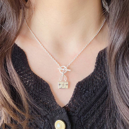 [Love's Uplift]CONSTANCE PEDANT SILVER NECKLACE