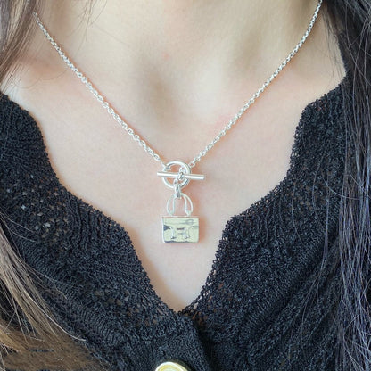 [Love's Uplift]CONSTANCE PEDANT SILVER NECKLACE