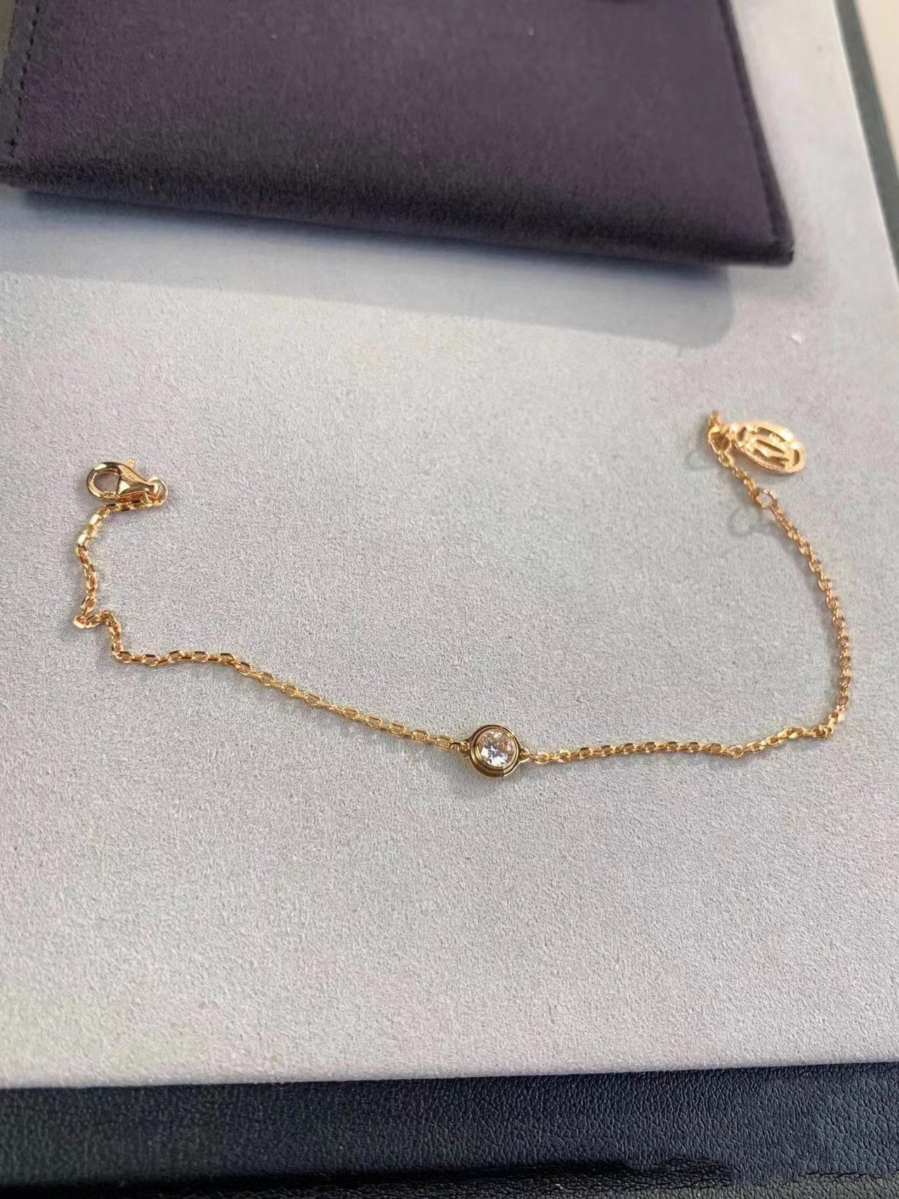 [Love's Uplift]DAMOUR DIAMOND LINK BRACELET