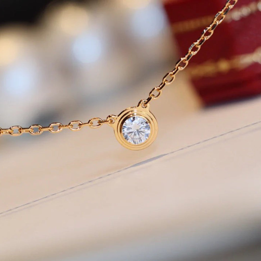 [Love's Uplift]DAMOUR DIAMOND NECKLACE