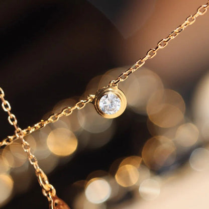[Love's Uplift]DAMOUR DIAMOND NECKLACE