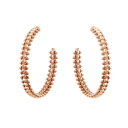 [Love's Uplift]CLASH LARGE HOOP EARRINGS