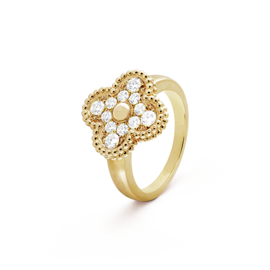 [Love's Uplift]CLOVER DIAMOND RING