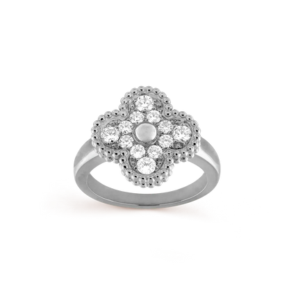 [Love's Uplift]CLOVER DIAMOND RING