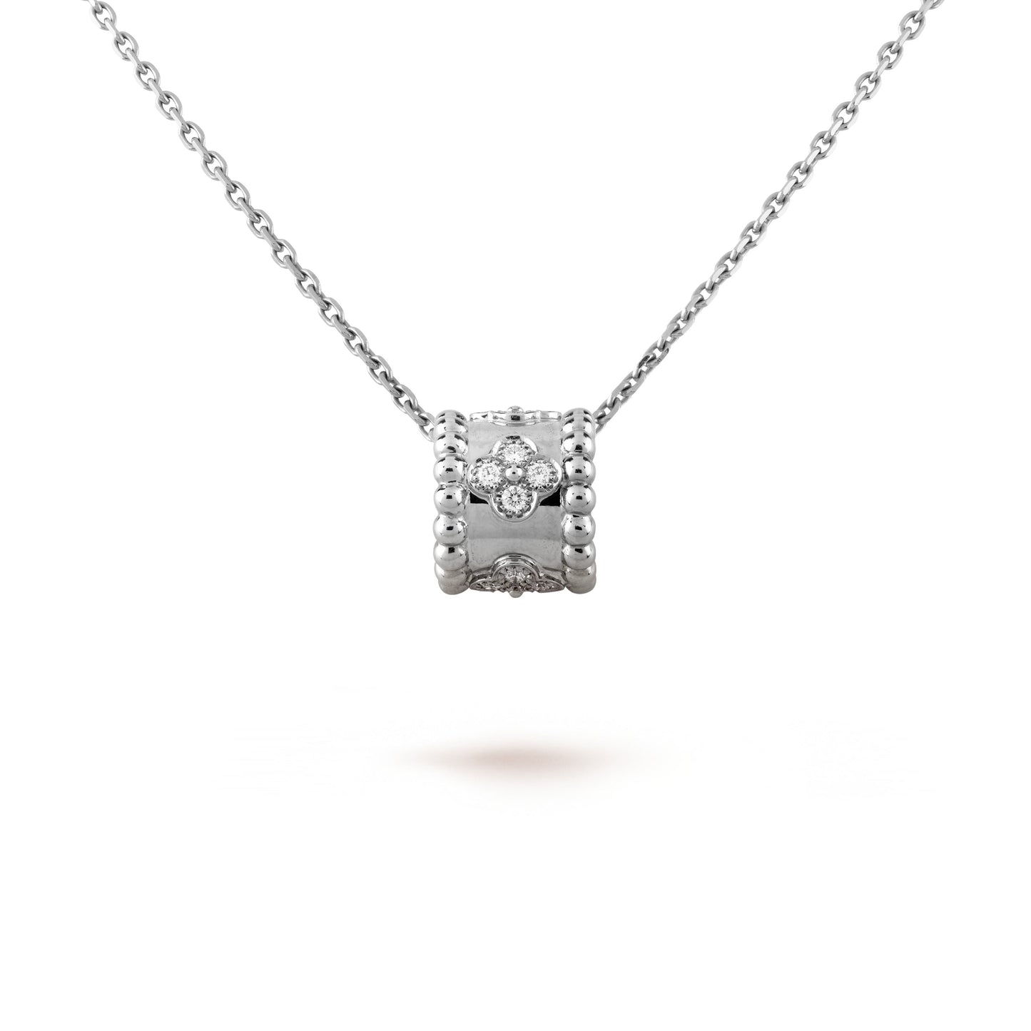 [Love's Uplift]PERLEE PEDANT SIVLER DIAMOND NECKLACE