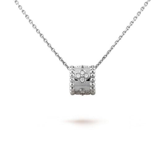 [Love's Uplift]PERLEE PEDANT SIVLER DIAMOND NECKLACE