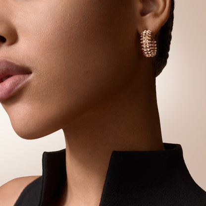 [Love's Uplift]CLASH 9.2MM DOUBLE ROW EARRINGS