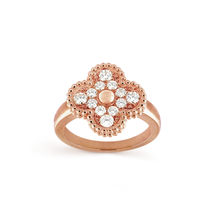 [Love's Uplift]CLOVER DIAMOND RING