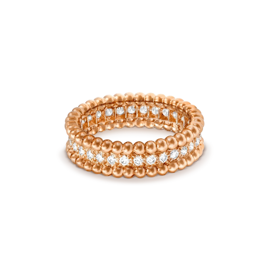 [Love's Uplift]PERLEE DIAMOND ROSE GOLD RING