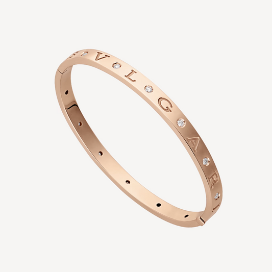 [Love's Uplift]ZERO 1 PINK GOLD 12 DIAMONDS BRACELET