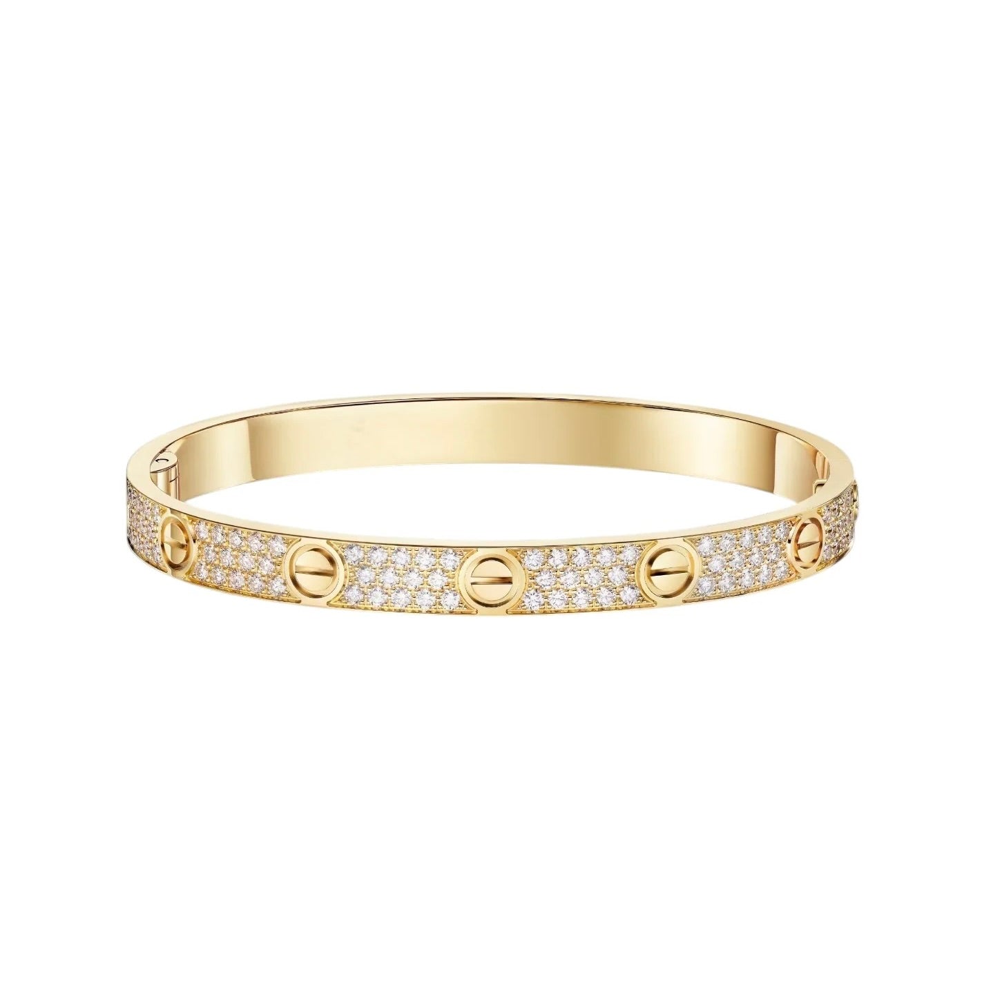 [Love's Uplift]LOVE BRACELET 6.1MM DIAMOND-PAVED