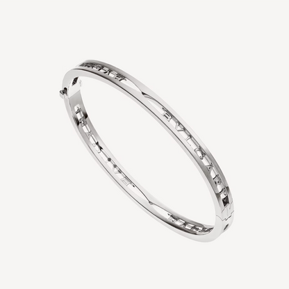 [Love's Uplift]ZERO 1 SPIRAL LOGO SILVER BRACELET