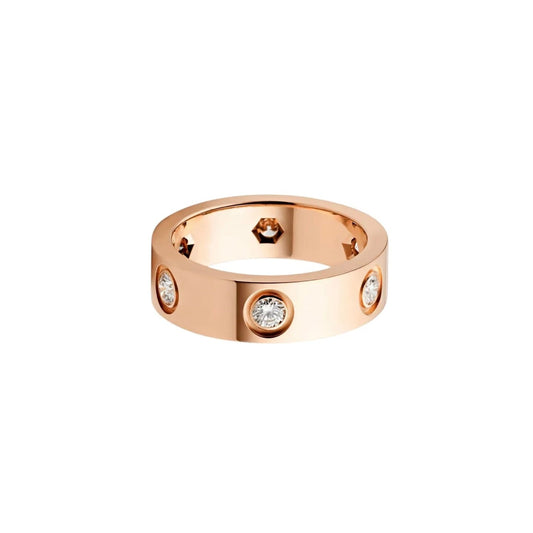 [Love's Uplift]LOVE 5.5MM 6 DIAMOND RING