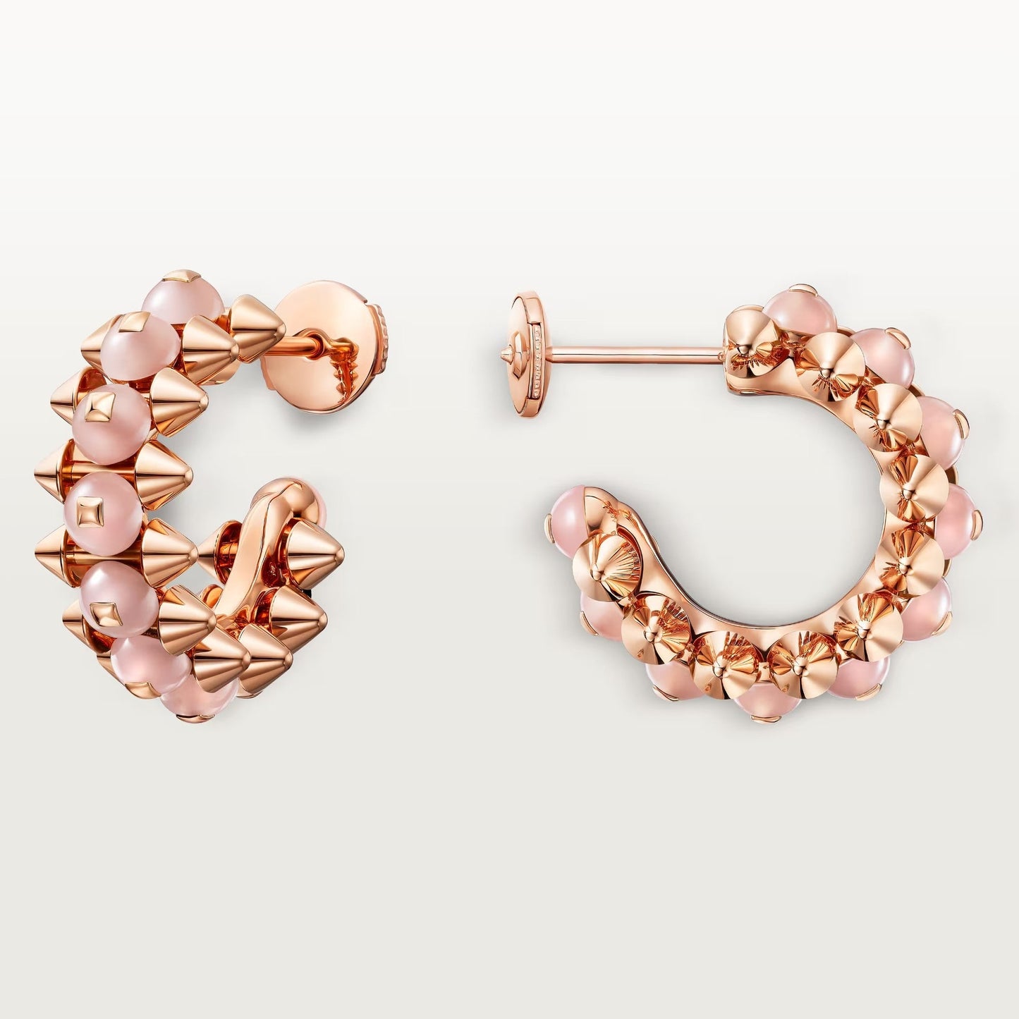 [Love's Uplift]CLASH 7.9MM AGATE CHALCEDONY EARRINGS