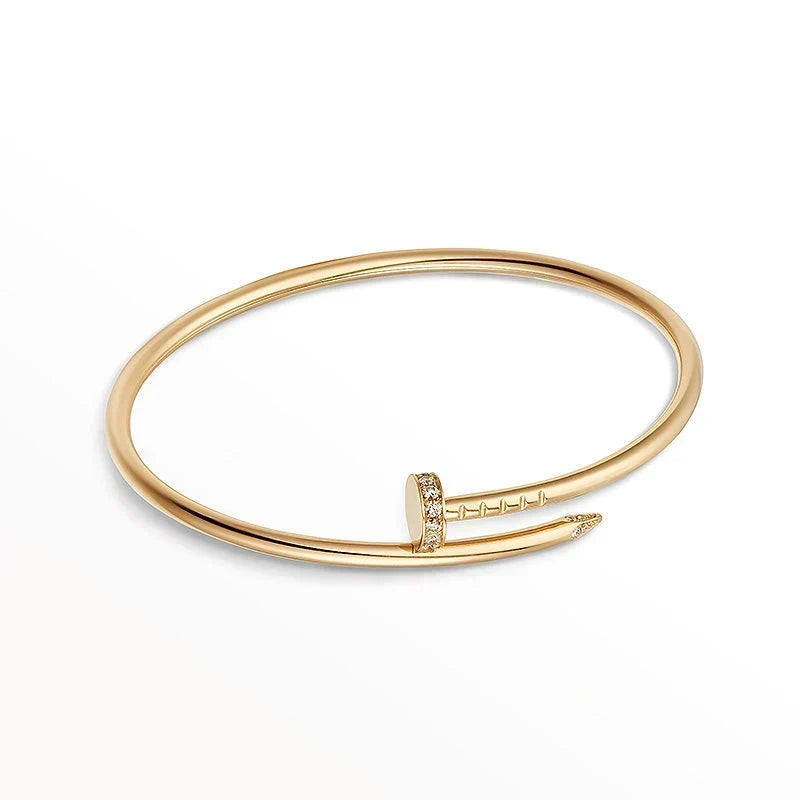 [Love's Uplift] Panthère & LOVE  & JUSTE  Diamond Bracelet Stack Set