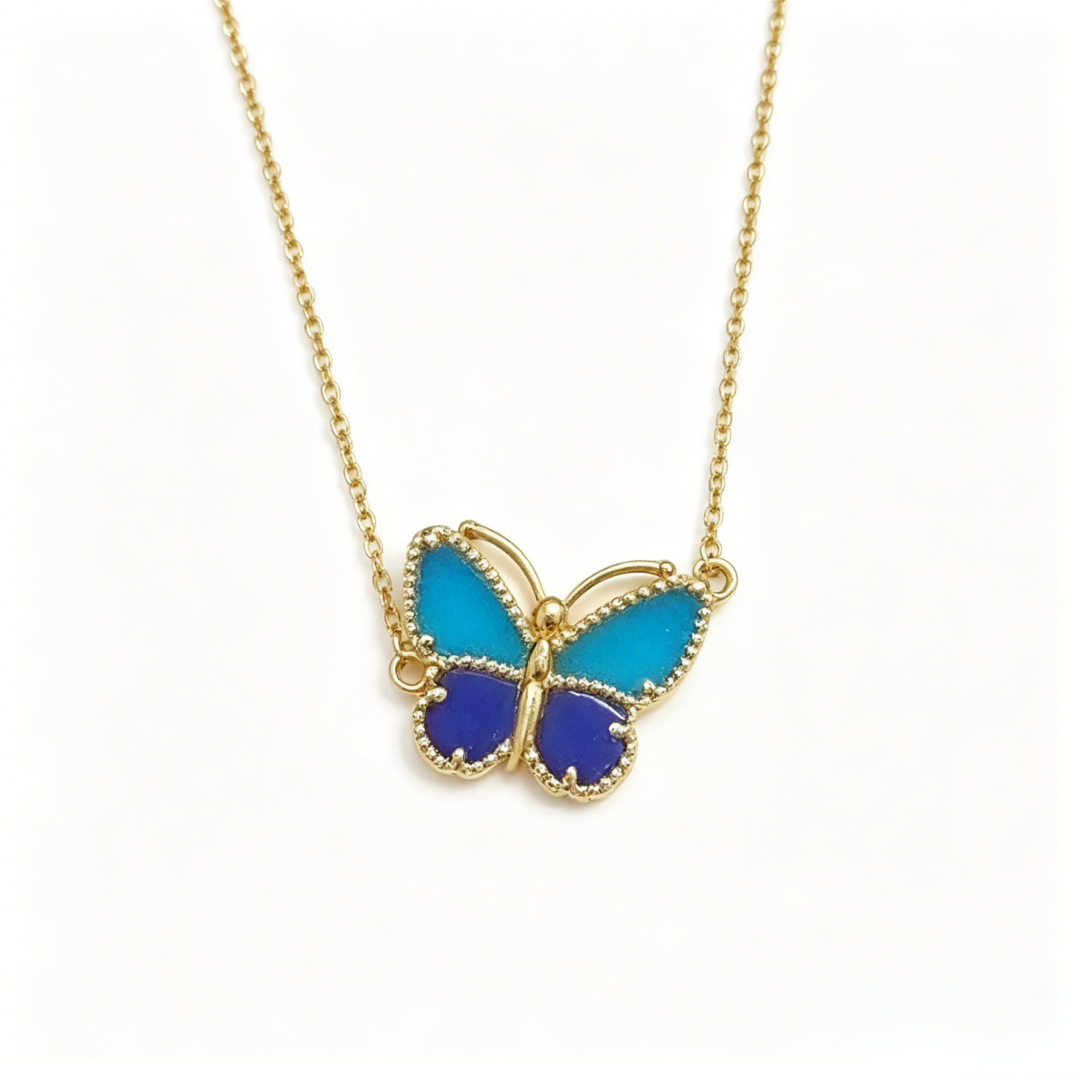 [Love's Uplift] 2026 NEW LUCKY BUTTERFLY 1 MOTIFS NECKLACE