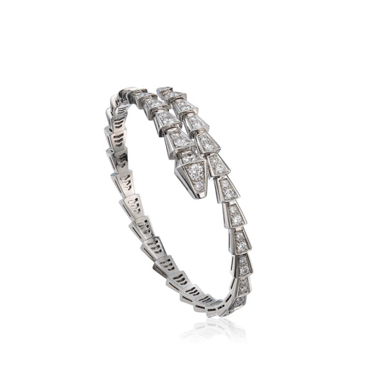 [Love's Uplift]SERPENTI BRACELET 6MM SILVER DIAMOND