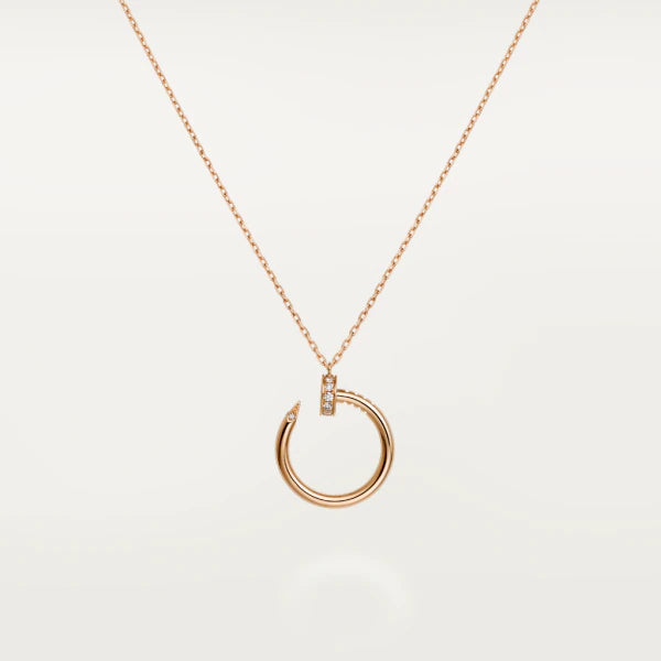 [Love's Uplift]JUSTE NECKLACE PINK GOLD