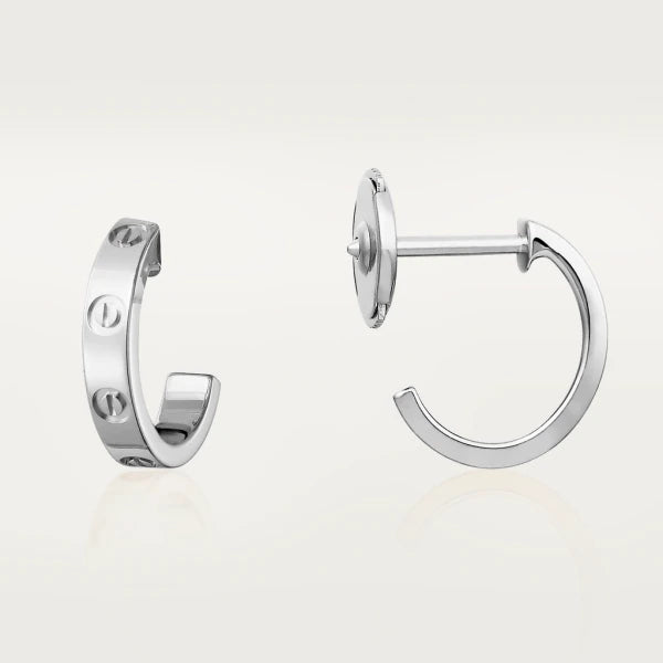 [Love's Uplift]LOVE EARRINGS 2.65MM SILVER