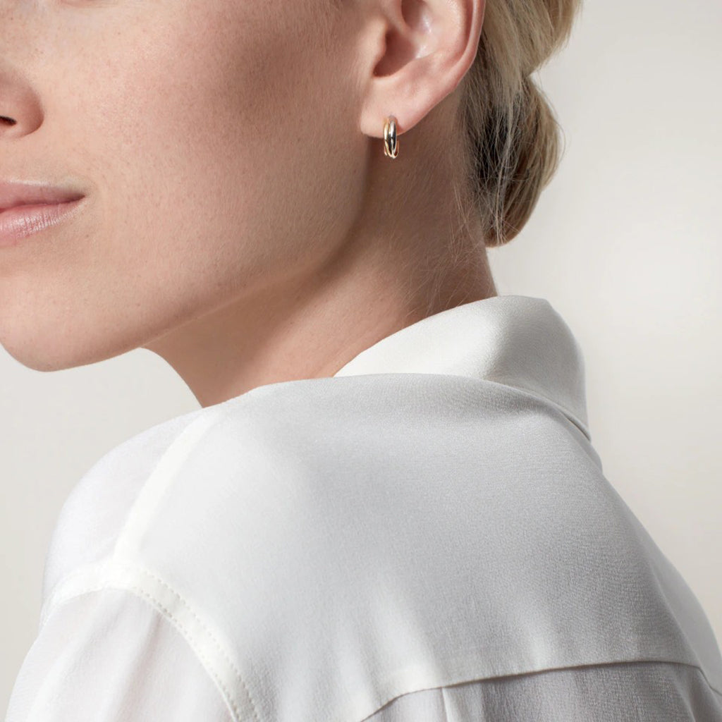 [Love's Uplift]TRINITY ON DIAMOND MINI EARRINGS