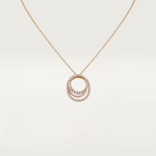 [Love's Uplift]ETINCELLE  FULL DIAMOND NECKLACE