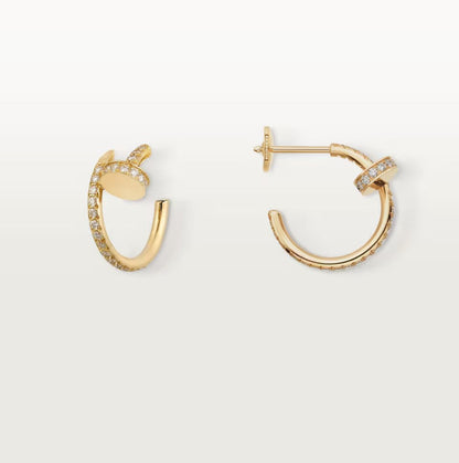 [Love's Uplift]JUSTE FULL DIAMOND SMALL EARRINGS