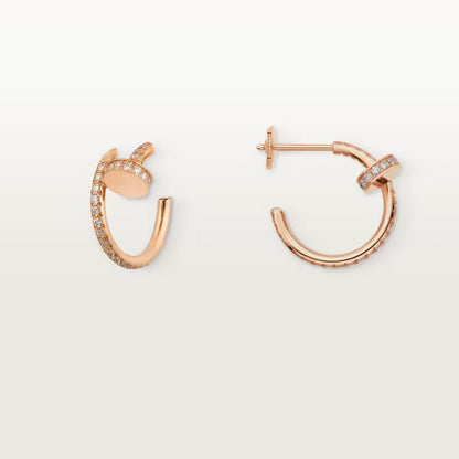[Love's Uplift]JUSTE FULL DIAMOND SMALL EARRINGS