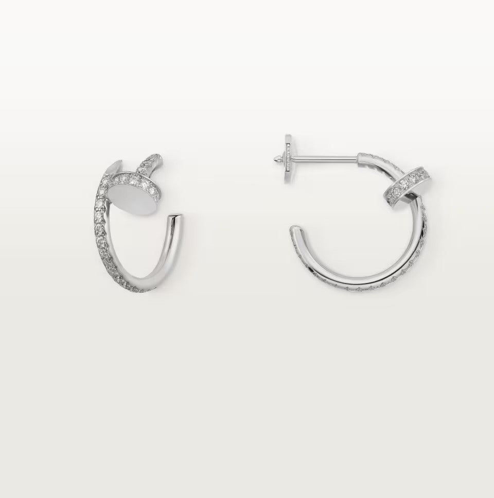 [Love's Uplift]JUSTE FULL DIAMOND SMALL EARRINGS