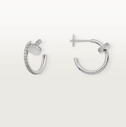 [Love's Uplift]JUSTE FULL DIAMOND SMALL EARRINGS