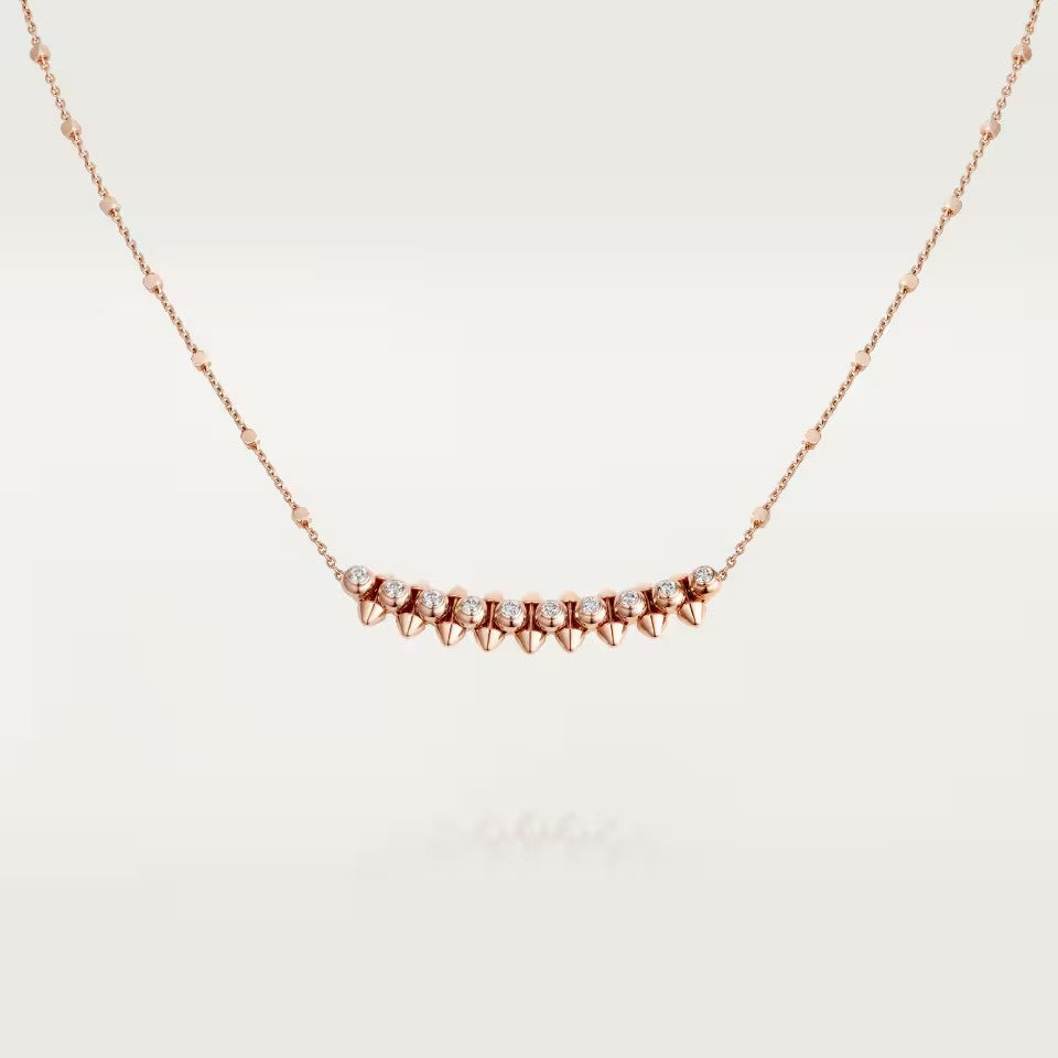 [Love's Uplift]CLASH  MEDIUM DIAMOND NECKLACE
